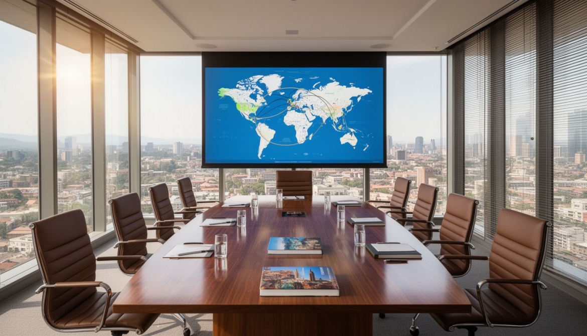 Professionals attending an international conference with Work & Travel Agency Kenya's support