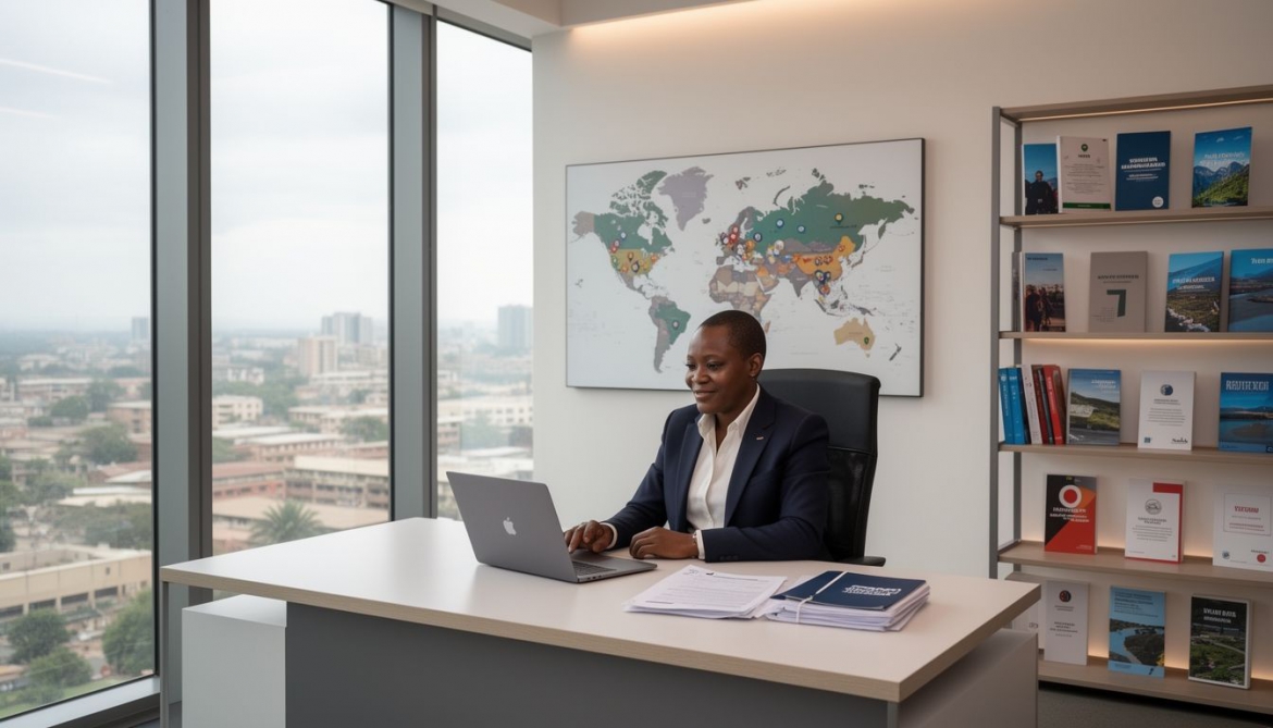 Work & Travel Agency Kenya's Dedicated Account Management team collaborating with a corporate client.