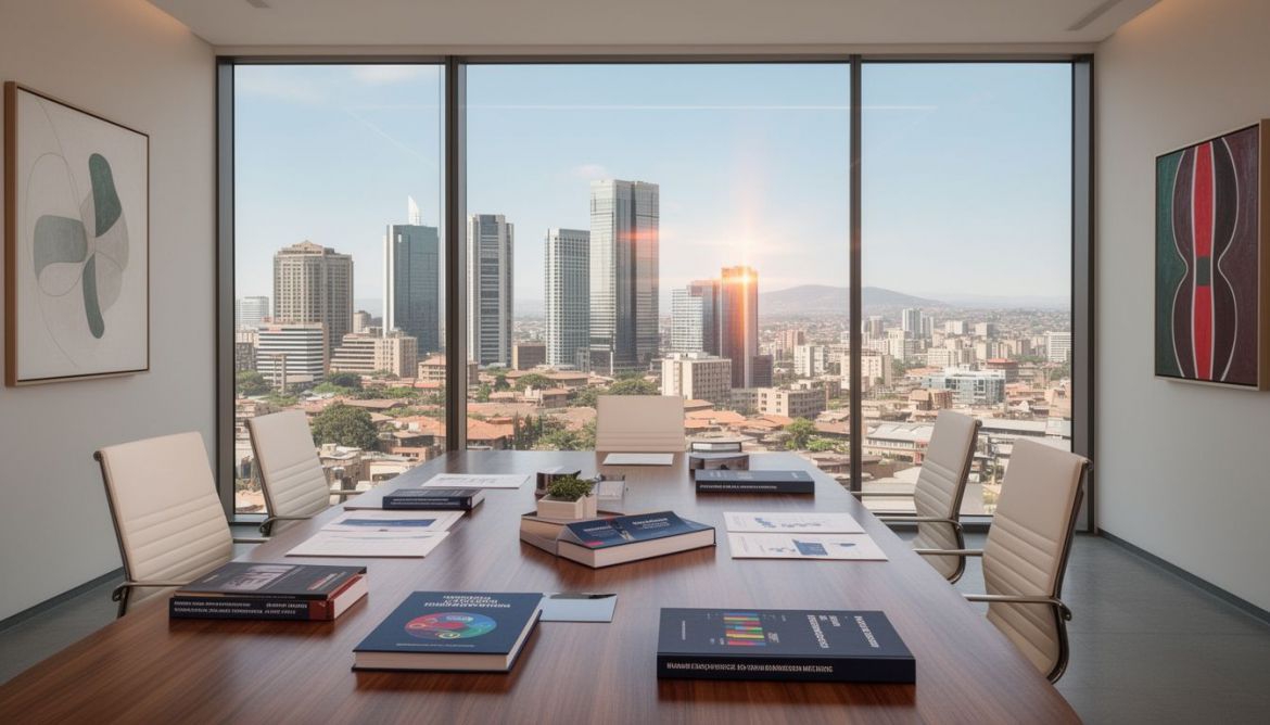Diverse team collaborating positively in an office setting, symbolizing effective Employee Relations Management.
