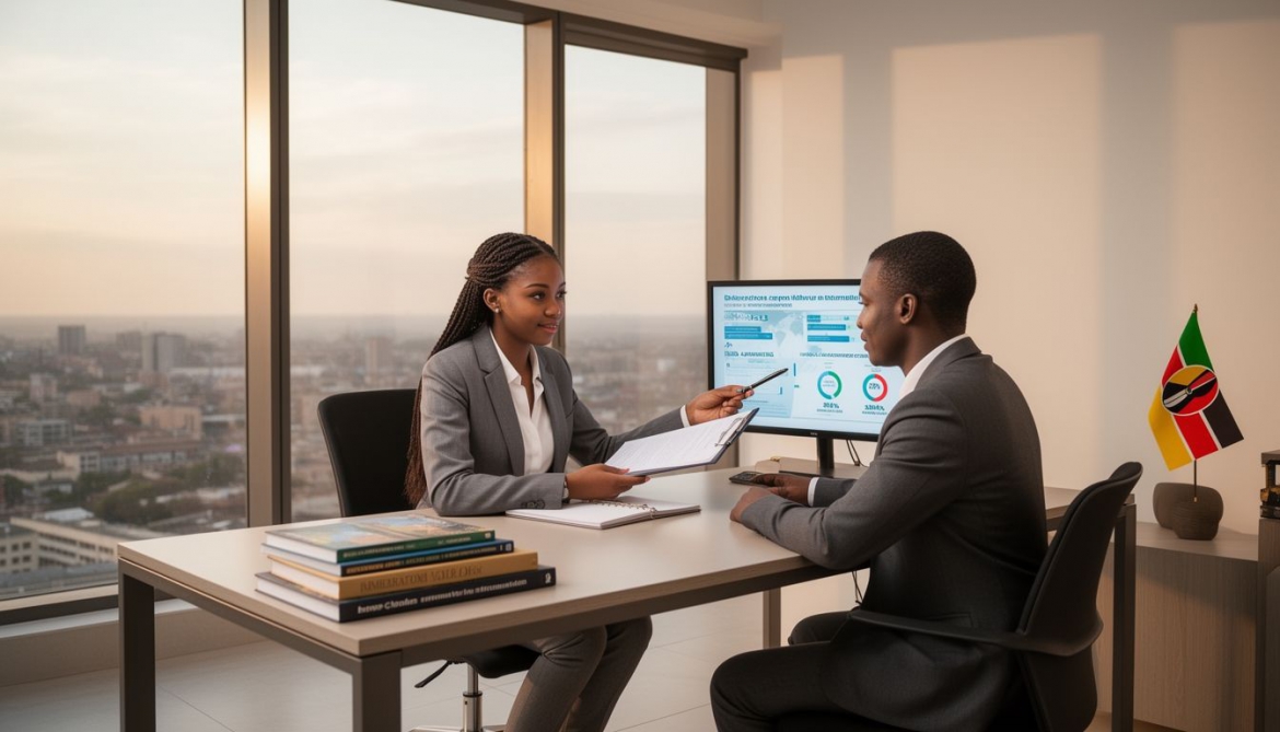 Diverse group of professionals collaborating for Global Mobility Services
