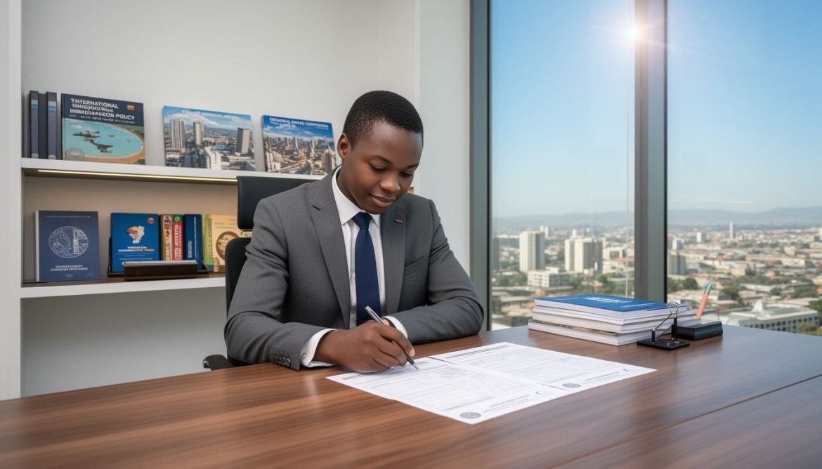 Official Kenya Birth Certificate document being processed by Work & Travel Agency Kenya